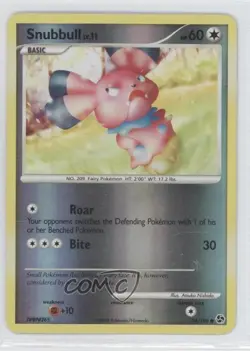 Snubbull Reverse Foil Pokemon Diamond & Pearl Great Encounters #84 2008 - Image 1