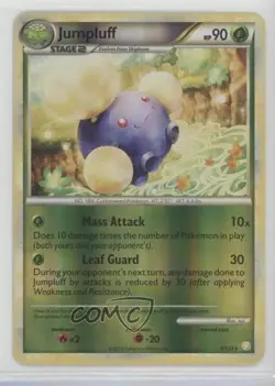 Jumpluff Reverse Foil Pokemon HeartGold & SoulSilver #6 2010 - Image 1