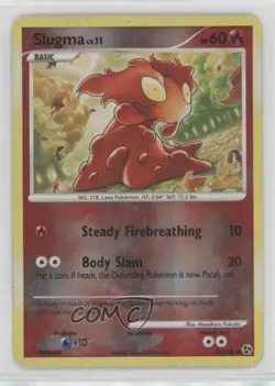 Slugma Reverse Foil Pokemon Diamond & Pearl Great Encounters #83 2008 - Image 1