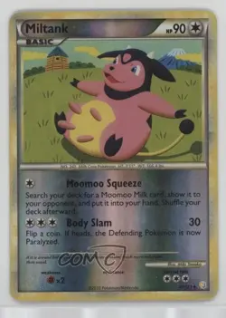 Miltank Reverse Foil Pokemon HeartGold & SoulSilver #47 2010 - Image 1