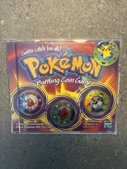 1999 Pokemon Battling Coin Game Hasbro MB Magikarp Vileplume Magneton Complete - Image 1