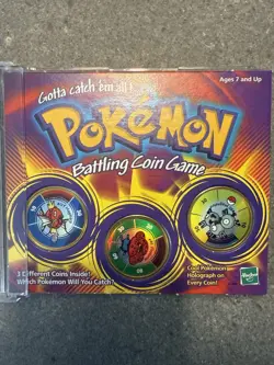 1999 Pokemon Battling Coin Game Hasbro MB Magikarp Vileplume Magneton Complete - Image 2