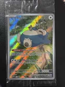 Pokemon TCG Snorlax Promo #051 Scarlet & Violet 151 Sealed - Image 1