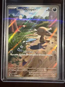 Pokemon TCG Paldean Wooper Illustration Rare Phantasmal Flames 102/094 NM - Image 1