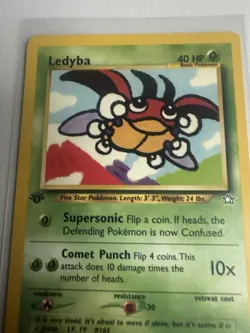 Ledyba 63/111 Neo Genesis 1st Edition WOTC Vintage Pokemon - Image 2