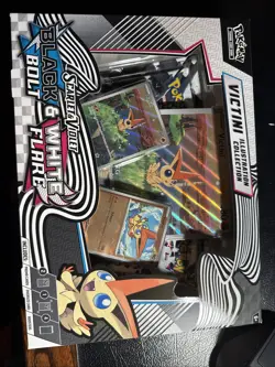 Pokemon Black Bolt & White Flare Unova Victini Illustration Collection BRAND NEW - Image 1