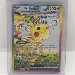Pokemon S&V Surging Sparks SV08 Pikachu ex 238/191 Special Illustration Rare - Image 1