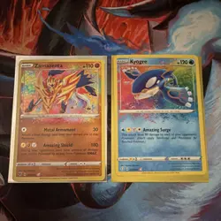 Pokemon Lot - Zamazenta 102/185, Kyogre 021/072 - Amazing Rare- NM & SHIPS FAST! - Image 1