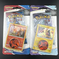 Pokemon TCG Sword & Shield Chilling Reign & Battle Styles Booster Pack Blisters - Image 1