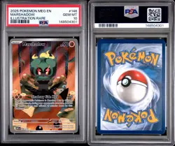 Marshadow 146/182 Pokemon Mega Evolution Illustration Rare PSA 10 GEM MINT - Image 3