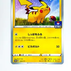 Pikachu 024/S-P GYM PROMO - Pokemon Card Japanese - Image 4