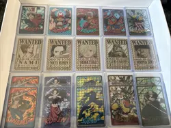 One Piece CCG Sticker Collection Bulk Lot of 20 Stickers NM - Image 1