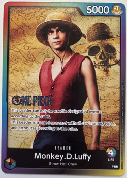 One Piece Card Monkey D. Luffy - Pack Battle Leader Live Action - Promo - Image 1