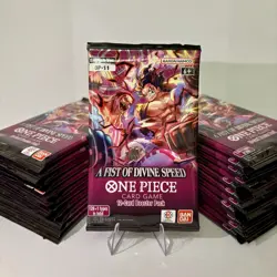 (Lot Of 24) One Piece TCG OP-11 A Fist Of Divine Speed Booster Packs - Image 1