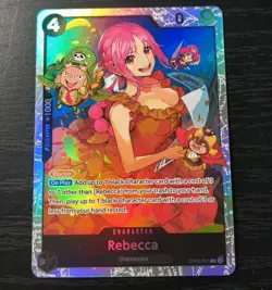 One Piece CCG Rebecca PRB-02 SR Foil Card OP05-091 NM - Image 1