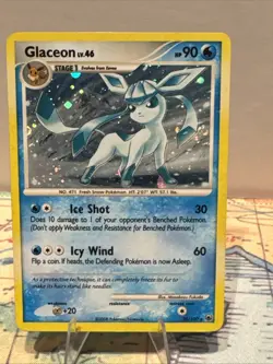 Glaceon - (DP Majestic Dawn) 020/100 Deck Exclusives Holo (DOUBLE SWIRL) - Image 1