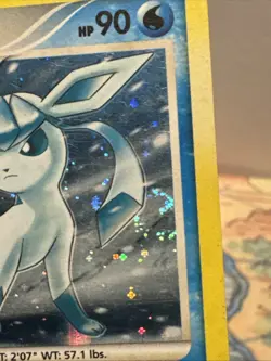 Glaceon - (DP Majestic Dawn) 020/100 Deck Exclusives Holo (DOUBLE SWIRL) - Image 2