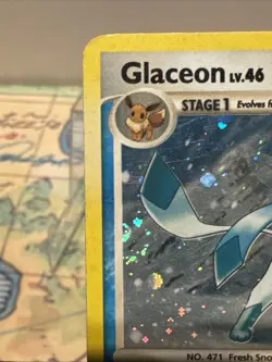 Glaceon - (DP Majestic Dawn) 020/100 Deck Exclusives Holo (DOUBLE SWIRL) - Image 3
