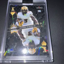2024 Wild Card 5 Card Draw Stacked Deck - Luther Burden III 1/1 Mirror SDPH-LBN - Image 5
