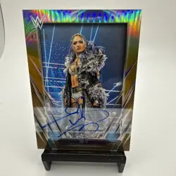 Topps Chrome WWE Giulia Gold Autograph /50 Hard Signed BCA-GIU Trading Card - Image 1