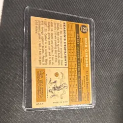 Topps 1960 Bob Gibson #73 St. Louis Cardinals Baseball Base Set MLB Card - Image 3