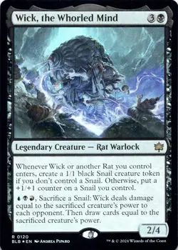 Wick, the Whorled Mind (Foil) Bloomburrow - Magic MTG NM - Image 1