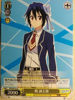 Weiss Schwarz Nisekoi NK/W30-019C C Seishiro Tsugumi Trading Card NM - Image 1