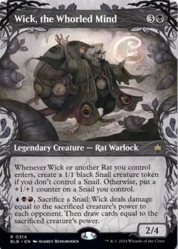 Wick, the Whorled Mind (Showcase) Bloomburrow - Magic MTG NM - Image 1