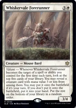 Whiskervale Forerunner Bloomburrow - Magic MTG NM - Image 1