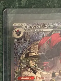 Pokemon TCG N's Zoroark EX 286/217 SV09 Special Illustration Rare Full Art Holo - Image 2
