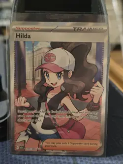 Hilda 164/086 Full Art Ultra Rare White Flare Pokemon TCG Trainer Card - Image 1