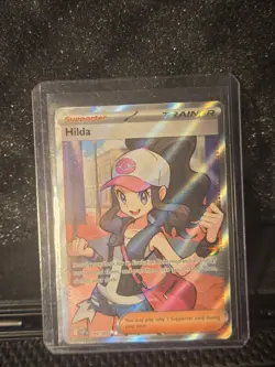 Hilda 164/086 Full Art Ultra Rare White Flare Pokemon TCG Trainer Card NM - Image 1