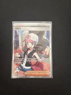 Hilda 164/086 Full Art Ultra Rare White Flare Pokemon TCG Trainer Card - Image 1