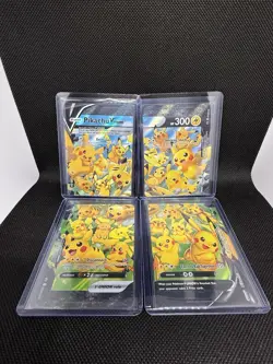 NEAR MINT Pikachu V-Union SWSH139-142 Pokemon Celebrations Promo 4 Card Set - Image 1