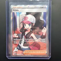 Pokemon TCG White Flare: Hilda Full Art Trainer Card 164/086 English Edition - Image 1