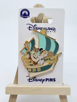 Disneyland Paris Peter Pan's Flight Ship Nana John Darling OE Pin - Image 1
