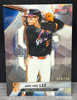 2025 Bowman's Best Jung Hoo Lee Blue Refractor 028/150 ~ San Francisco Giants - Image 1