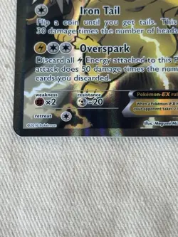 Pokemon Pikachu EX XY124 Black Star Promo 2016 Holo Card TCG - Image 2