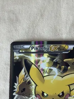 Pokemon Pikachu EX XY124 Black Star Promo 2016 Holo Card TCG - Image 4