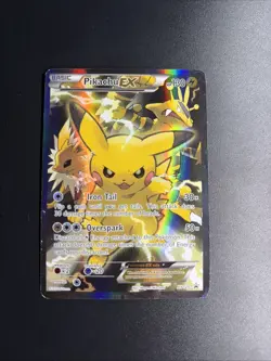 Pokemon Pikachu TCG EX XY124 Generations 2016 Black Star Promo Holo Card - Image 1