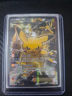 Pokemon Pikachu EX XY124 Black Star Promo 2016 Holo Card TCG - Image 1