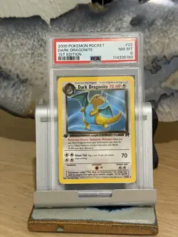 2000 Pokemon - Dark Dragonite 1st Edition Team Rocket - PSA 8 - Image 1