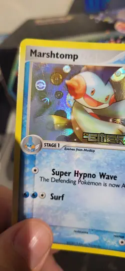 POKEMON EX EMERALD MARSHTOMP REVERSE HOLO 36/106 TCG HOLO LP - Image 2