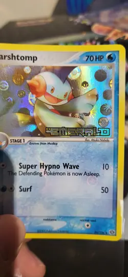 POKEMON EX EMERALD MARSHTOMP REVERSE HOLO 36/106 TCG HOLO LP - Image 3