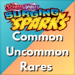 Scarlet Violet Surging Sparks - Common/ Uncommon/ Rares - Pokemon - Select Cards - Image 1