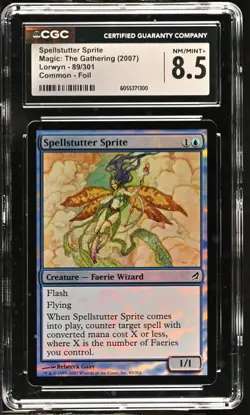 SPELLSTUTTER SPRITE Lorwyn Foil CGC 8.5 MTG [Nostalgium] - Image 1