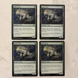 Magic the Gathering MTG Spore Frog Play Set Of 4 Cards - Image 1
