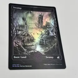 MTG Swamp 273 Foil NM/LP Innistrad Midnight Hunt - Image 1