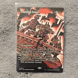 Magic the Gathering TMNT Doubling Season Borderless *Near Mint* - Image 1