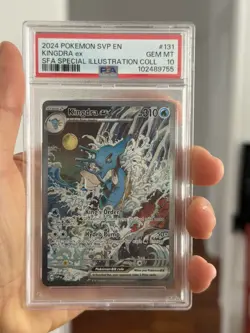 KINGDRA EX Scarlet & Violet Promo Shrouded Fable #131 PSA 10 Pokemon - Image 1